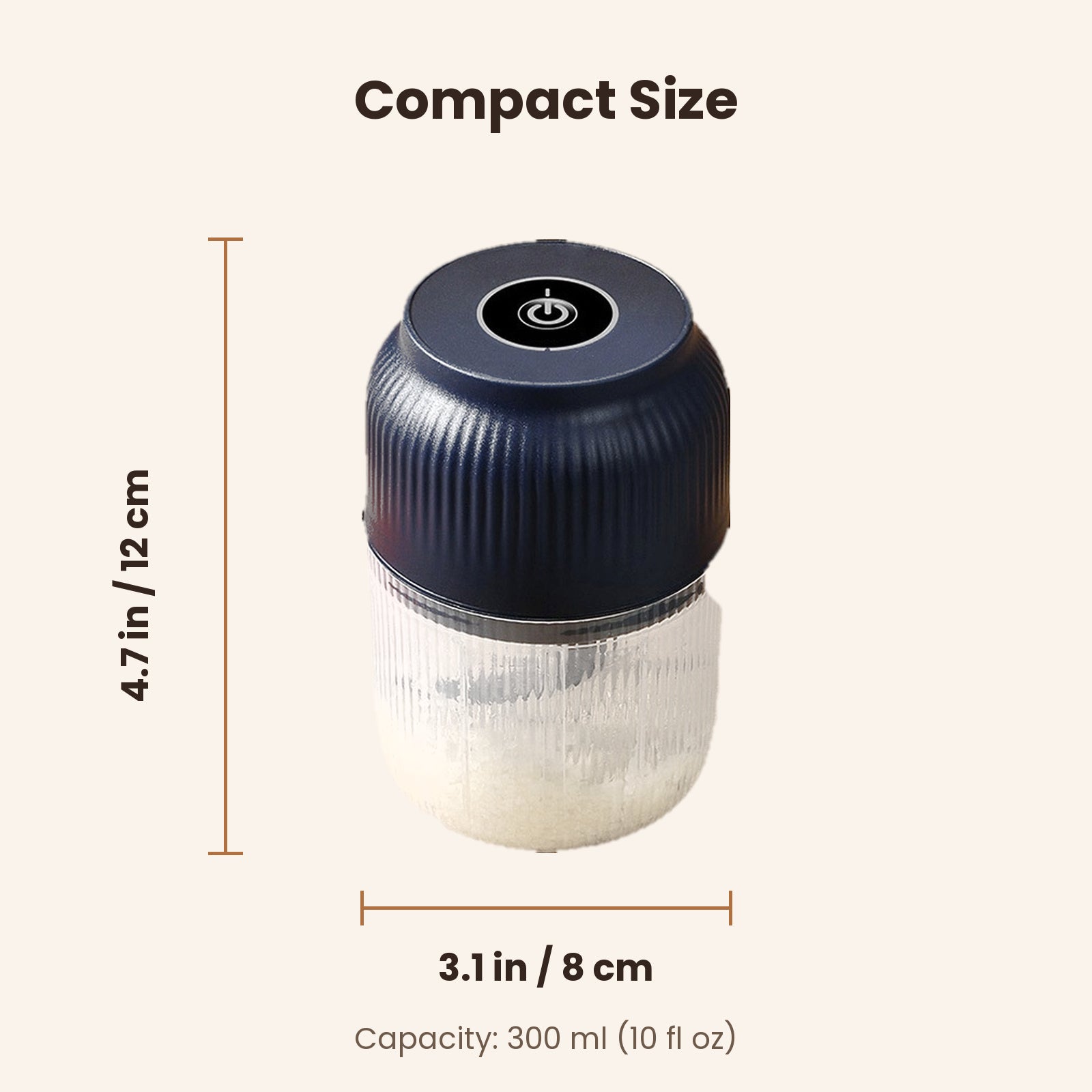 Size: 4.7 in tall, 3.1 in wide
