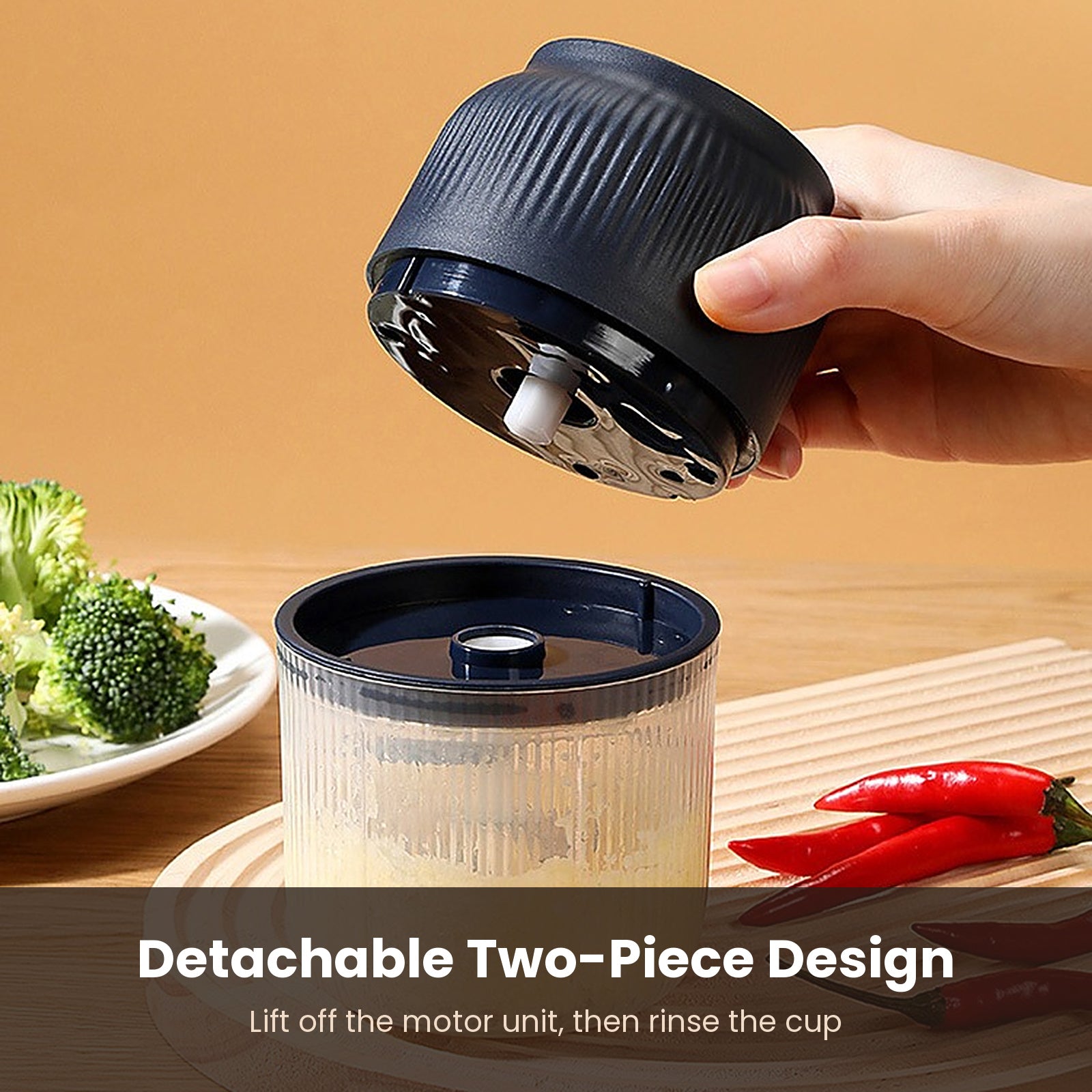 Detachable two-piece design