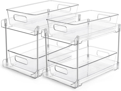 Pull-Out Under-Sink Bathroom Organizer