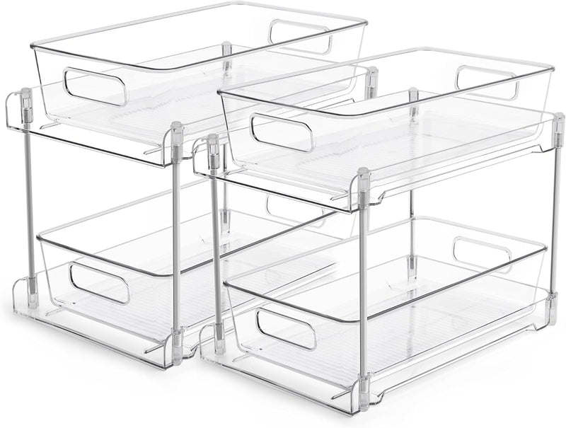Pull-Out Under-Sink Bathroom Organizer