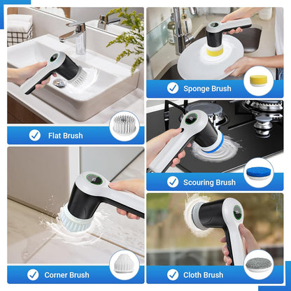 Cordless Electric Spin Scrubber