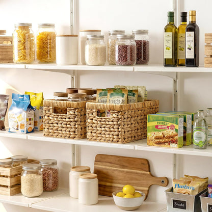 Woven Storage Baskets for Shelves