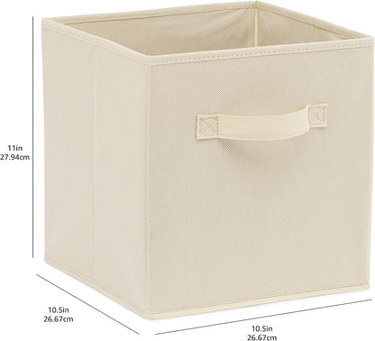 Collapsible Fabric Storage Cubes with Handles