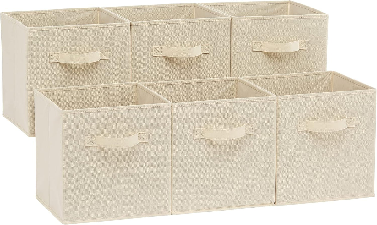 Collapsible Fabric Storage Cubes with Handles