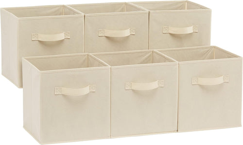 Collapsible Fabric Storage Cubes with Handles