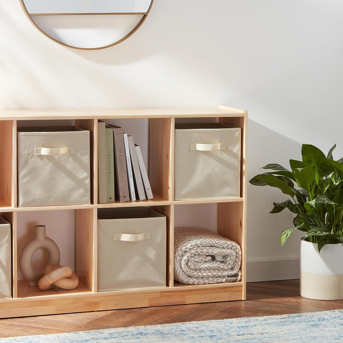 Collapsible Fabric Storage Cubes with Handles