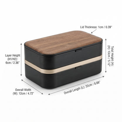 Premium Dual-Layer Insulated Bento Lunch Box